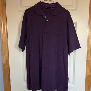 Paul Fredrick Purple Polo Shirt Classic Design